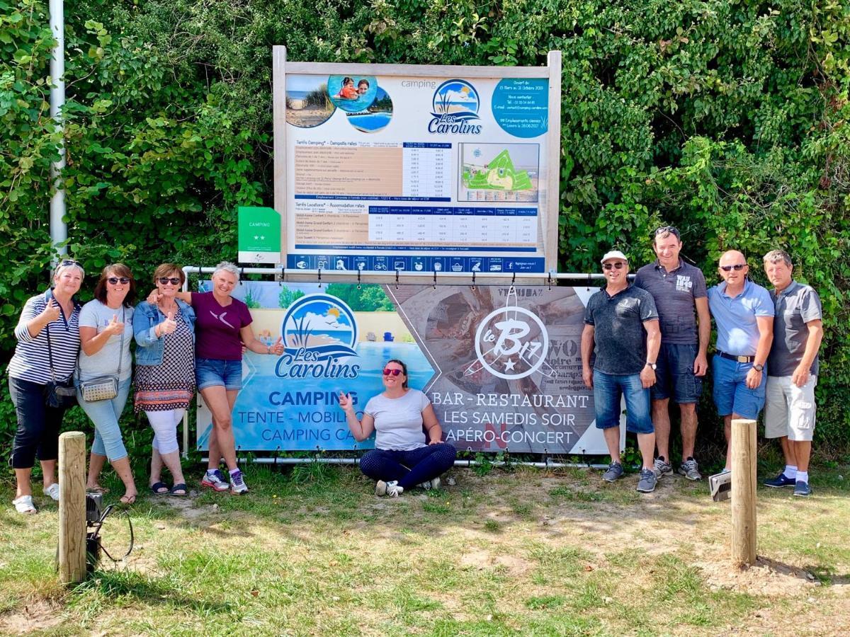 Camping Les Carolins Saint-Lo-d'Ourville Eksteriør bilde